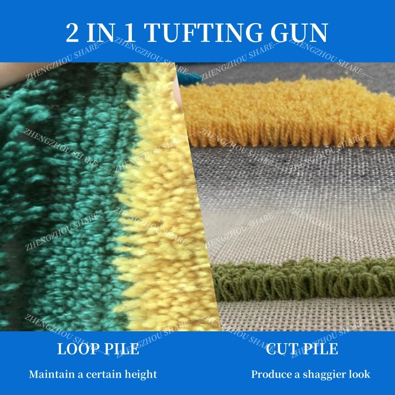 Automatic Morocco Rug Loop Pile Cut Hand Pink 2022 Weaving Machine Tuft Robot Mini Scissors Carpet Tufting Gun