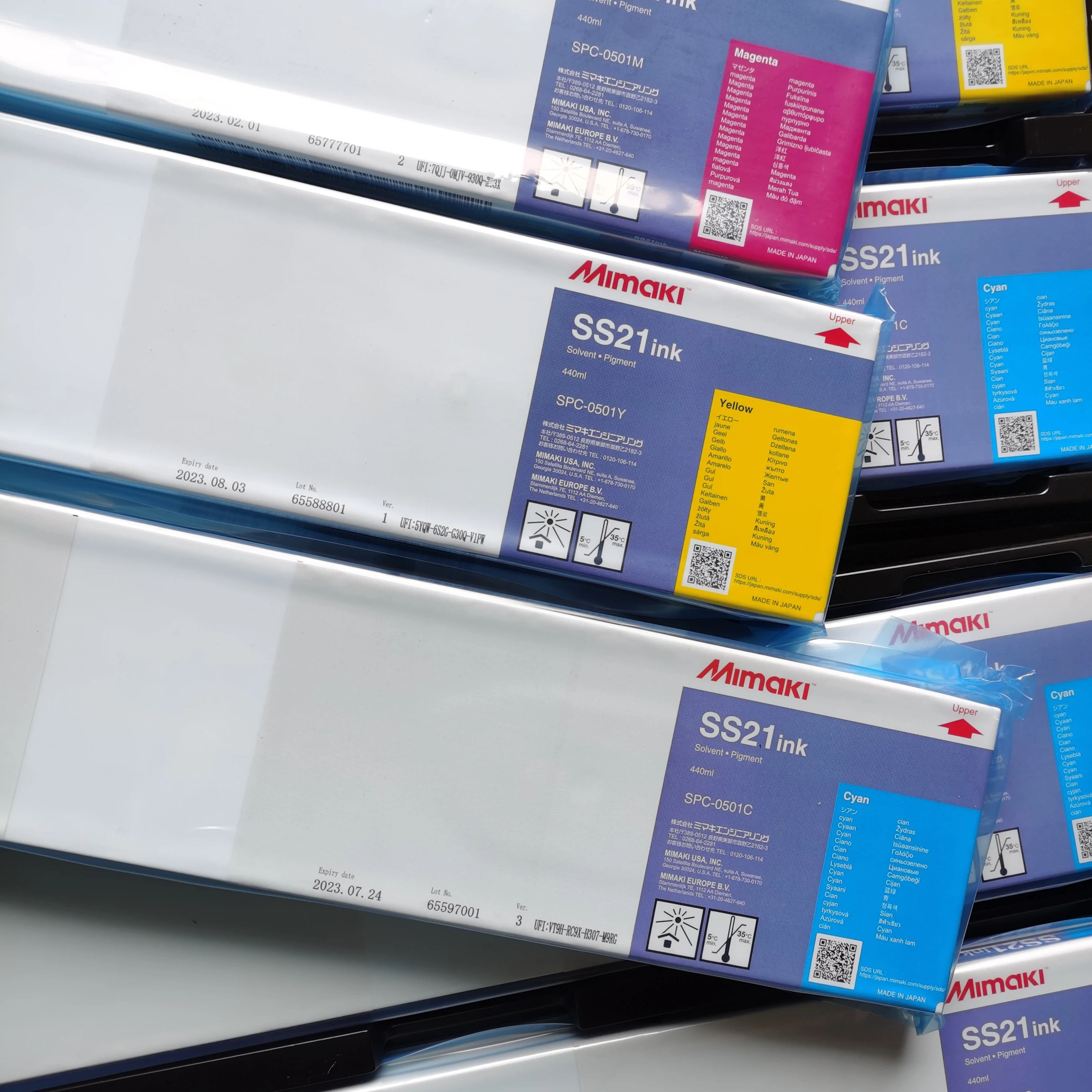 Mimaki SS21 ink 4色 8本セット 440ml ミマキ インク 【公式通販】