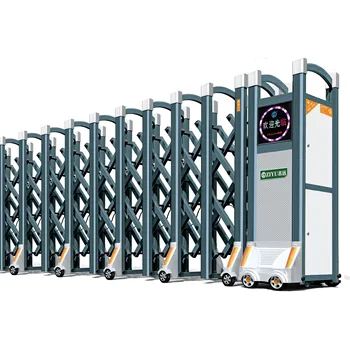 Hot Sale Retractable Aluminum Electric Driveway Gates Automatic Opening Pattern Main Entrance Gate