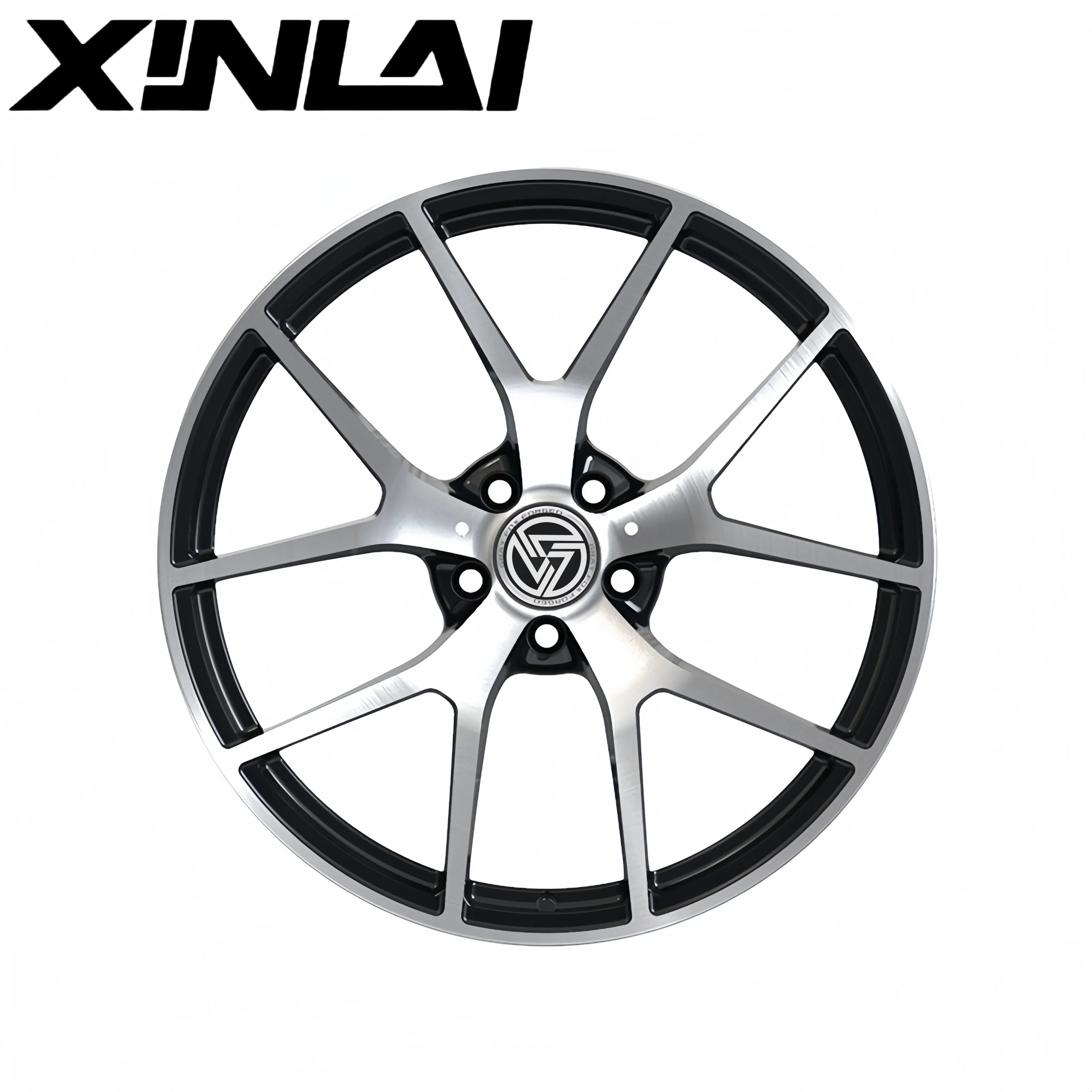 XINLAI Custom Concave Matte Black Machine Face5X120 5X114.3 5X112 18 19 20 21 22 Forged Wheels Rims for Luxury Car - Image 6