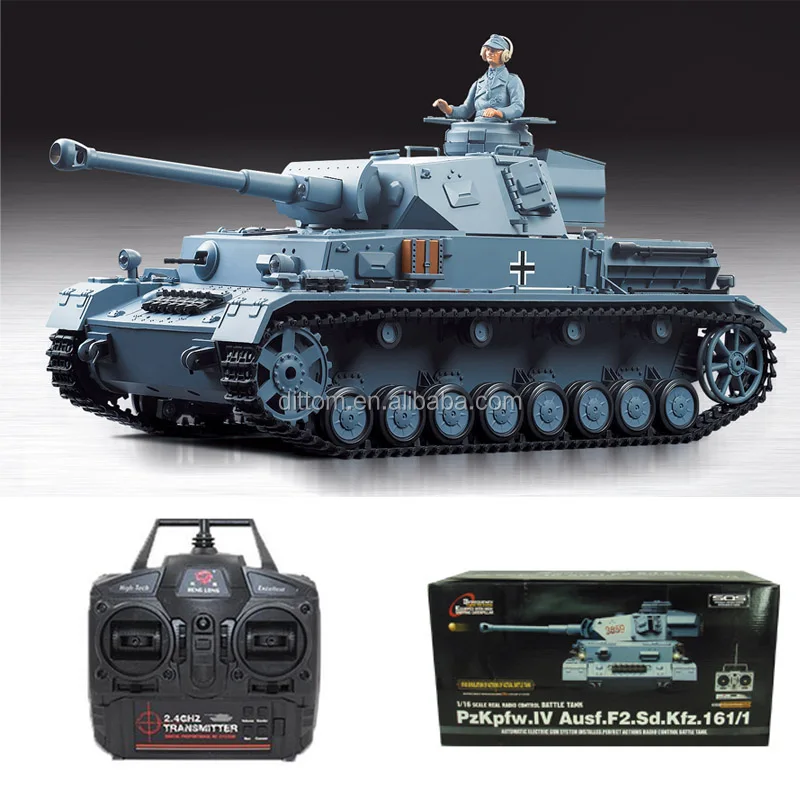 Metal 3859-1pro Shooting 2.4G 1:16 GERMAN PZKPFW.IV AUSF.F2