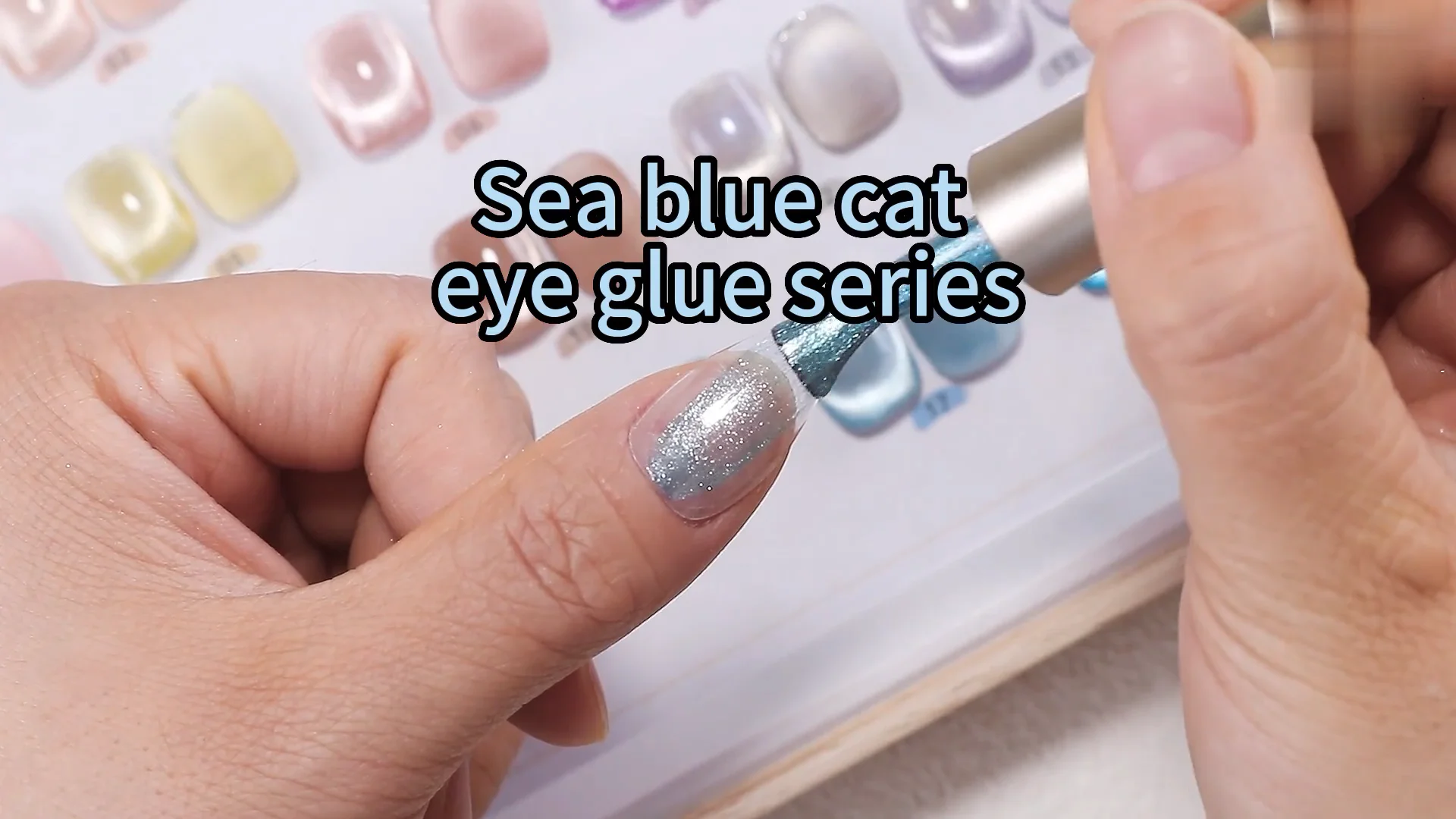 Born Pretty 18colors Blue Spar Nail Art Cat Eye Gel Polish
