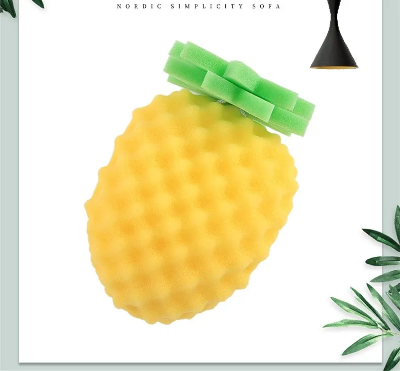 High Quality Fruit Shaped Soft Bath Sponge For Kids Cleaning Bath