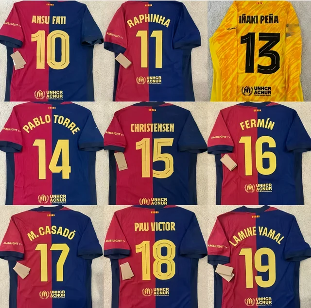 Wholesale NEYMAR JR #11 Soccer Jersey High Quality Thai Team Club Football Shirt Barcelonaes Jerseys Set