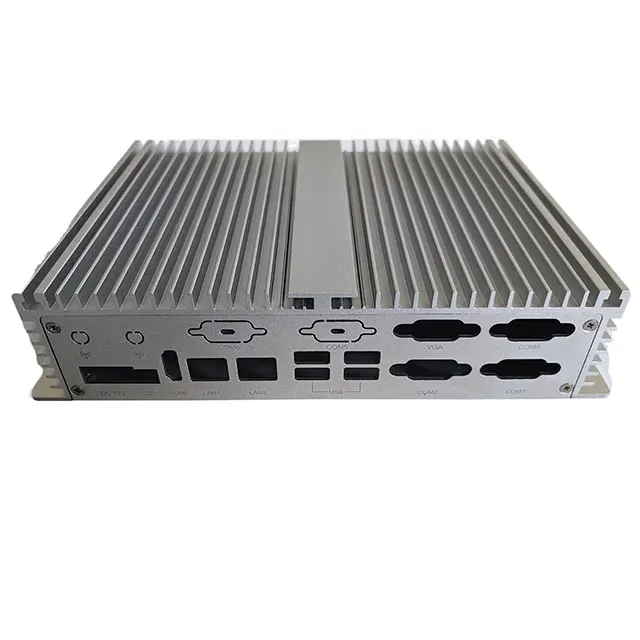 Factory custom micro computer industrial fanless chassis Aluminium Extruded Enclosure Embedded Mini PC case Computer enclosure