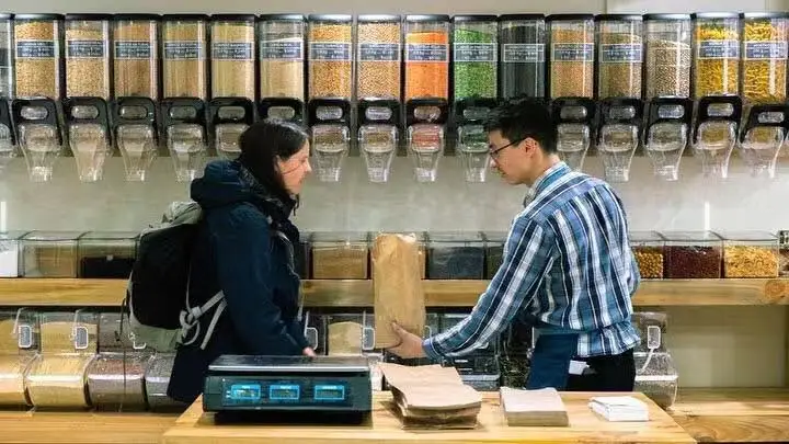 Transparent Gravity Bin Dispenser for Bulk Food & Nuts | OEM