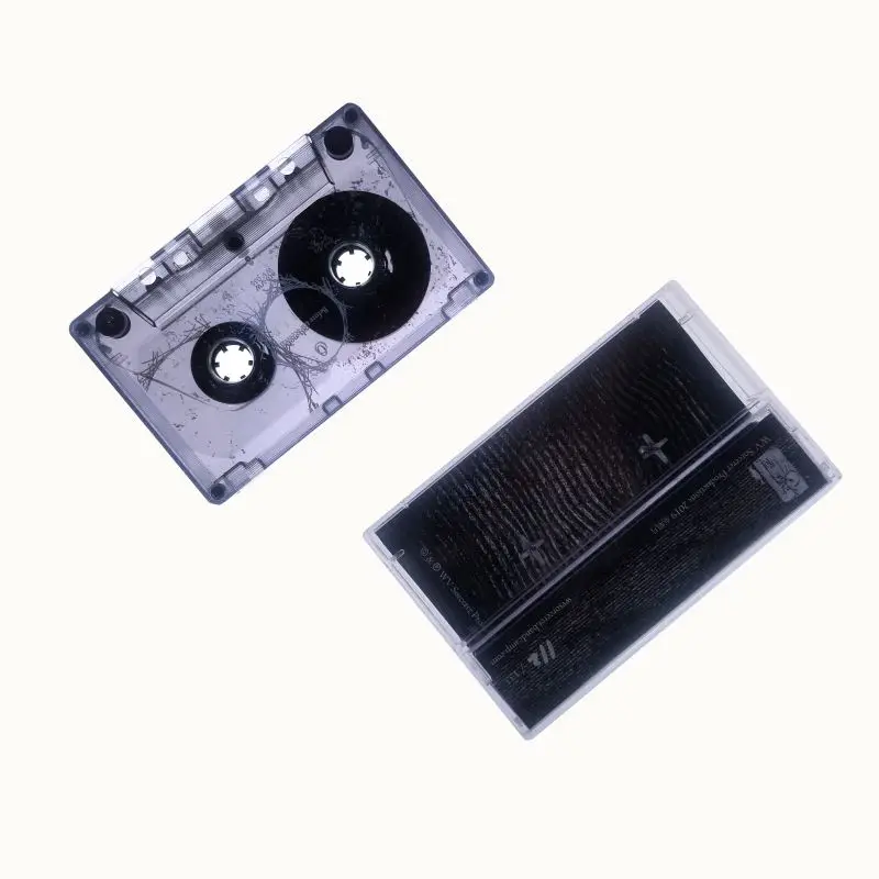 audio cassette tape with colored and transparent provided oem