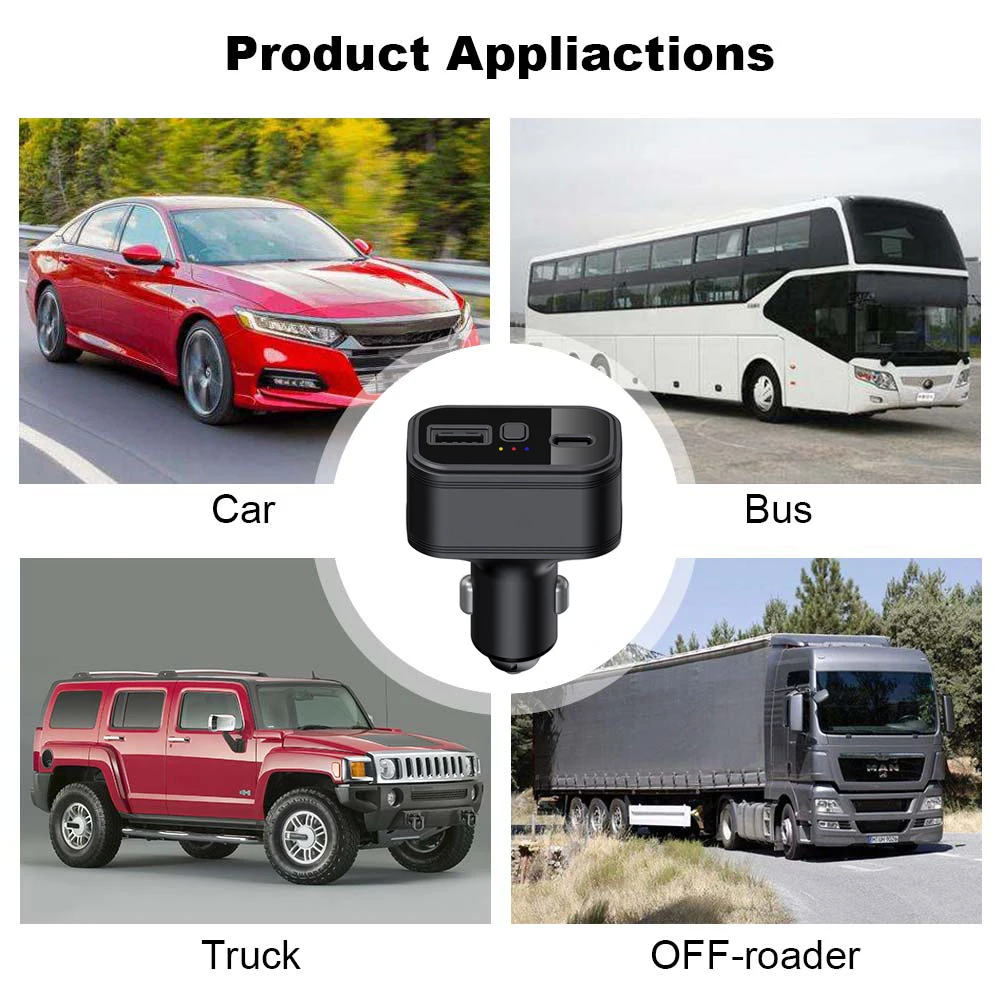 4G GPS Tracker TK818 TKSTAR Mini Car Charger System Fast USB Charging GPS With PC Track View for Vehicle Use