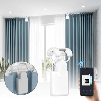Smart Curtain Opener Electric Motor Roller Blinds Roller Shades Curtains for Window Decoration Robot