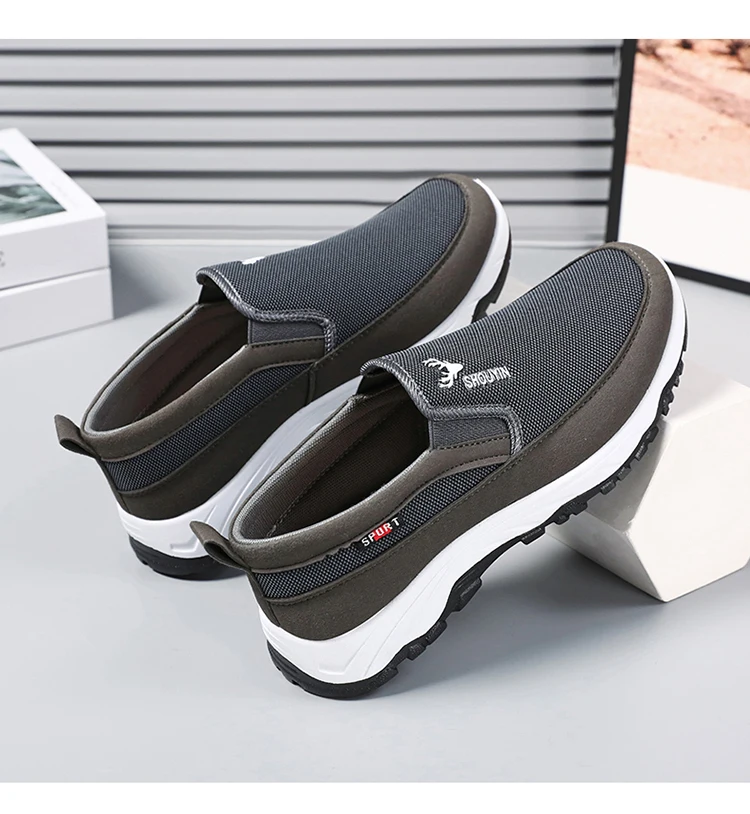 B-ym06 New Fashion Men's Trend Running Shoes Casual Slip-on Walking ...