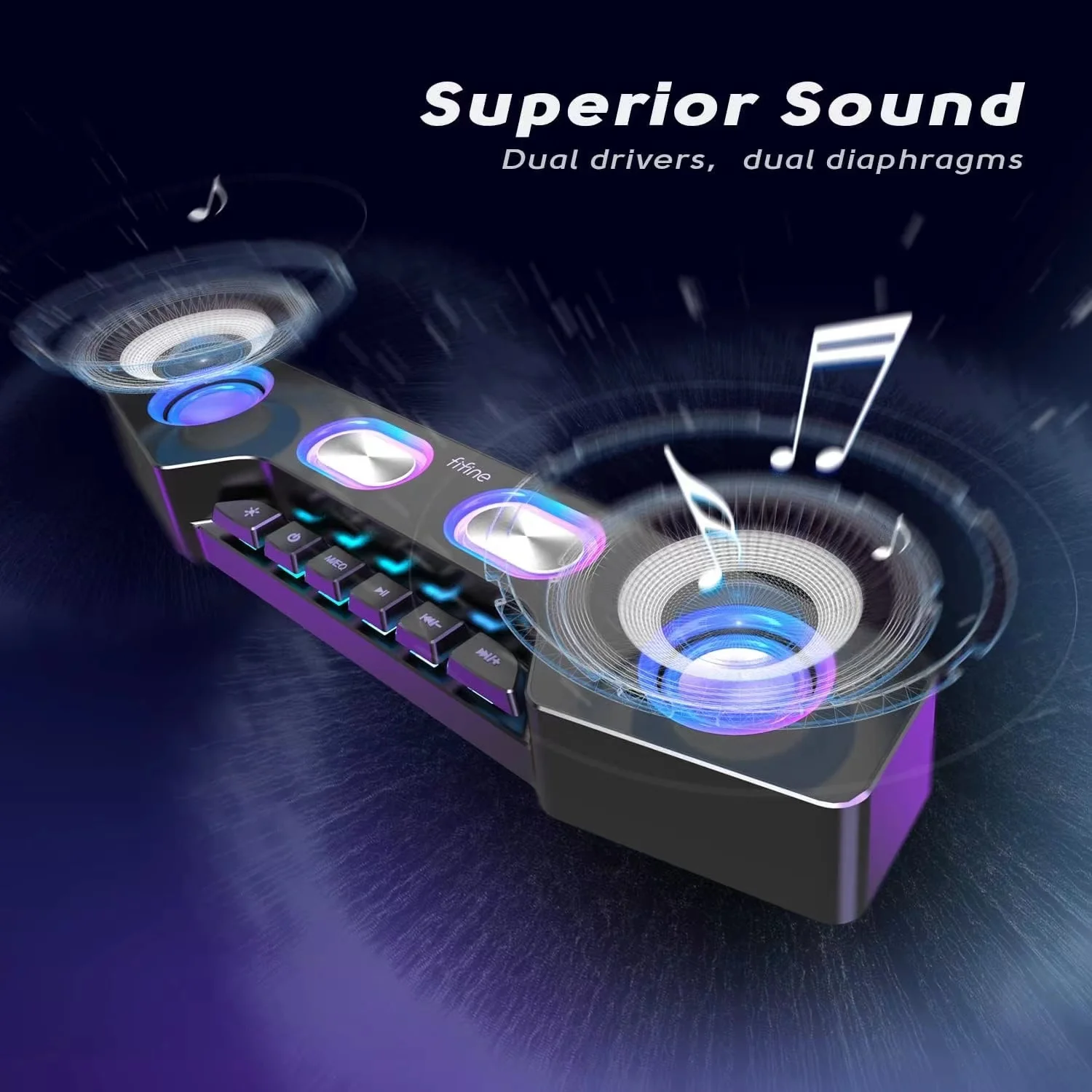 Led Light Bluetooth Speaker PC Mechanical Keyboard Wireless Speaker Game Speaker