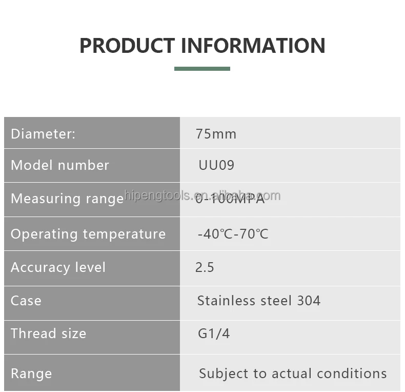 Digital Display High Precision Shockproof Waterproof Pencil Stainless Steel Tube Model 008 Car Motorcycle