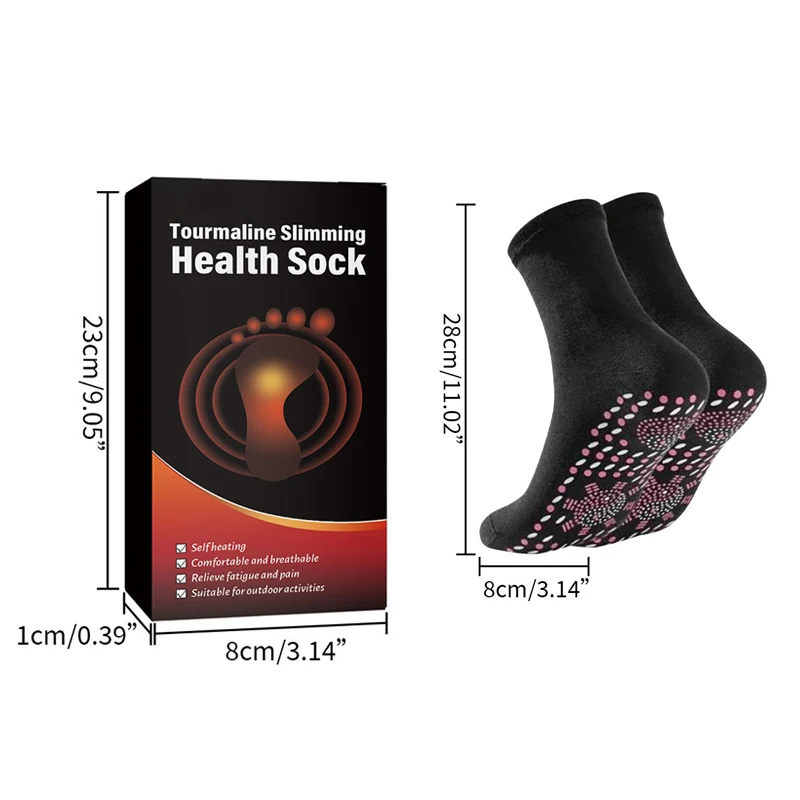 family health care magnetic coated socks warm heat magnetic tourmaline slimming health socks