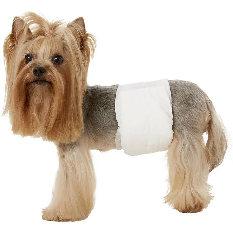 Reusable Absorbent Wrap Diapers for Male Dogs