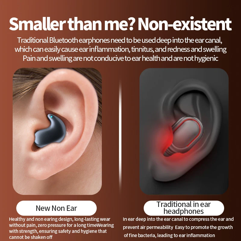 Thin In Ear Bluetooth Earpiece Hidden Earbuds Bluetooth Earpiece