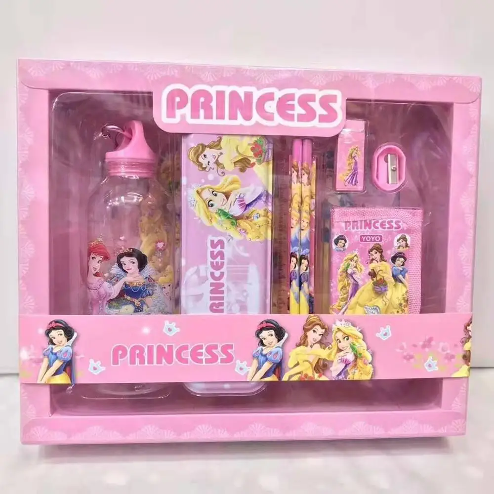 Школьные канцелярские принадлежности, набор из бутылки с водой, пенала, карандашей, канцелярские принадлежности, школьные принадлежности