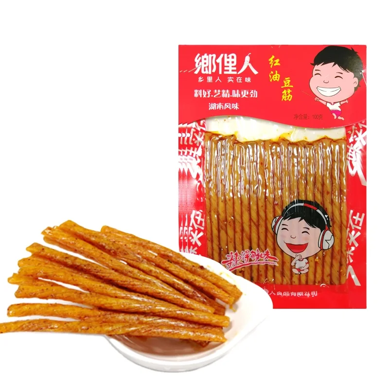 dried bean curd with soy sauce 100g supermarket snack bean