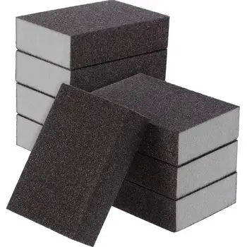 Foam Sanding Blocks Abrasive Grinding Polishing Sandpaper Sponge Pad