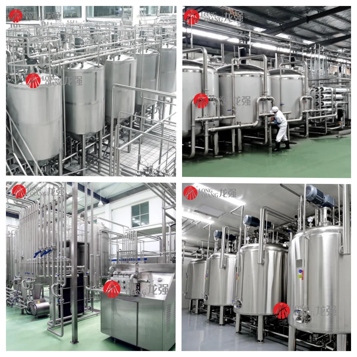 1T 2T 3T 5T UHT Tubular Sterilizer with Vacuum Degasser for Dairy Beverage Milk Yogurt Fruit Juice Ice Tea Automatic Pasteurizer