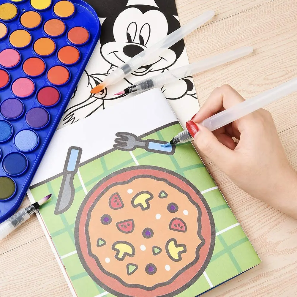 Кисти для рисования в воде набор кистей из нейлона класса премиум 6 водорастворимый цветной карандаш