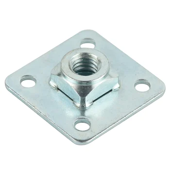 Furniture hardware Steel welded plate with 3/8" thread