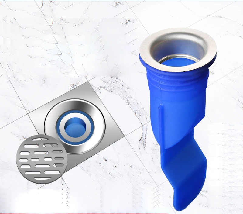 A2833 Drain Valve Check Silicone Kitchen Strainer Bathroom Pipe Stainless Steel Sewer Drainer Silica Deodorize Core Floor Drain