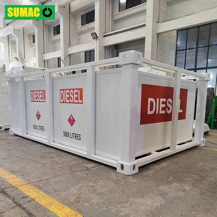 Sumac Portable Double Walled 3000l 5000l Alloy Fuel Tanks 1250 Oil ...