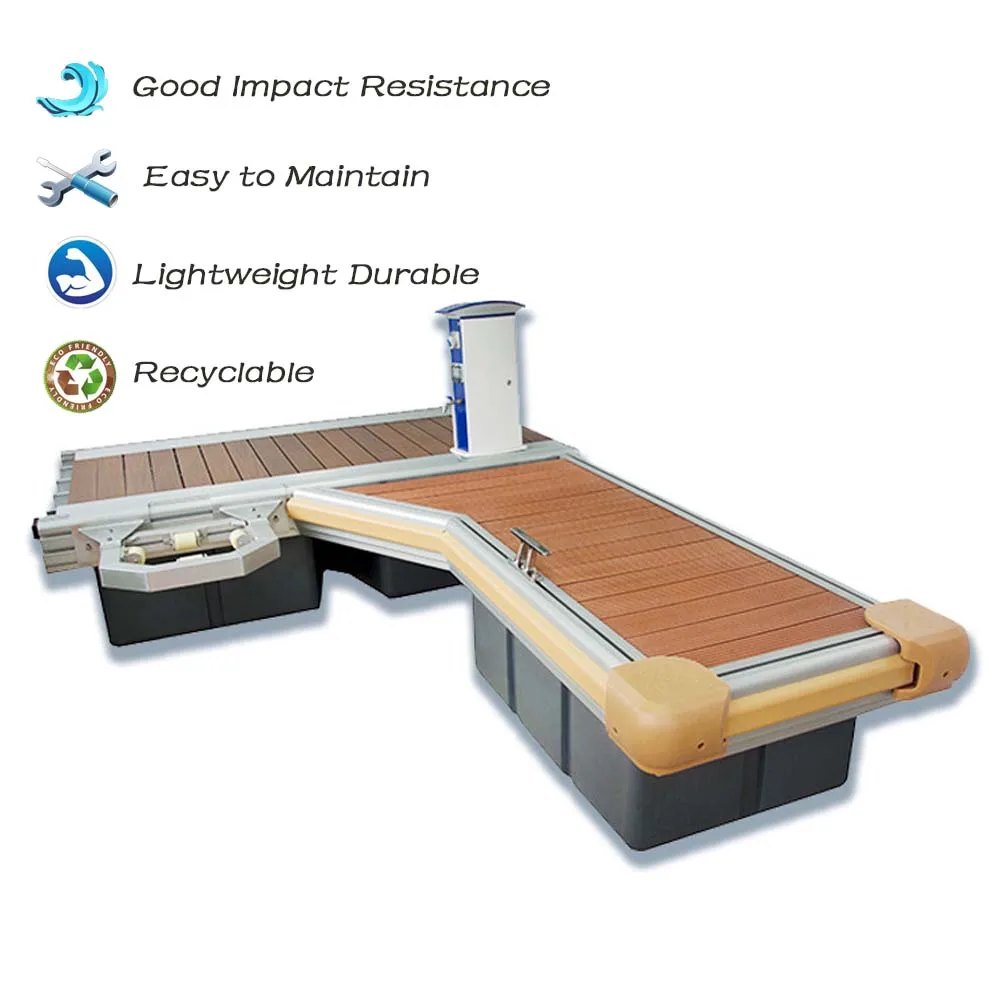 Floating Dock Pe Floating Jetty Modular Floating Pontoon For Aluminum