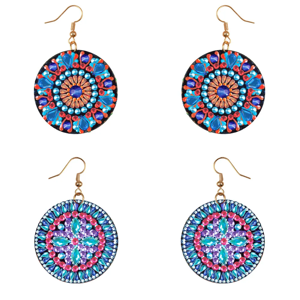 Painting by Diamond Earrings DIY Creative Crafts Kits