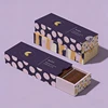 Embalaje de papel estilo cajón morado