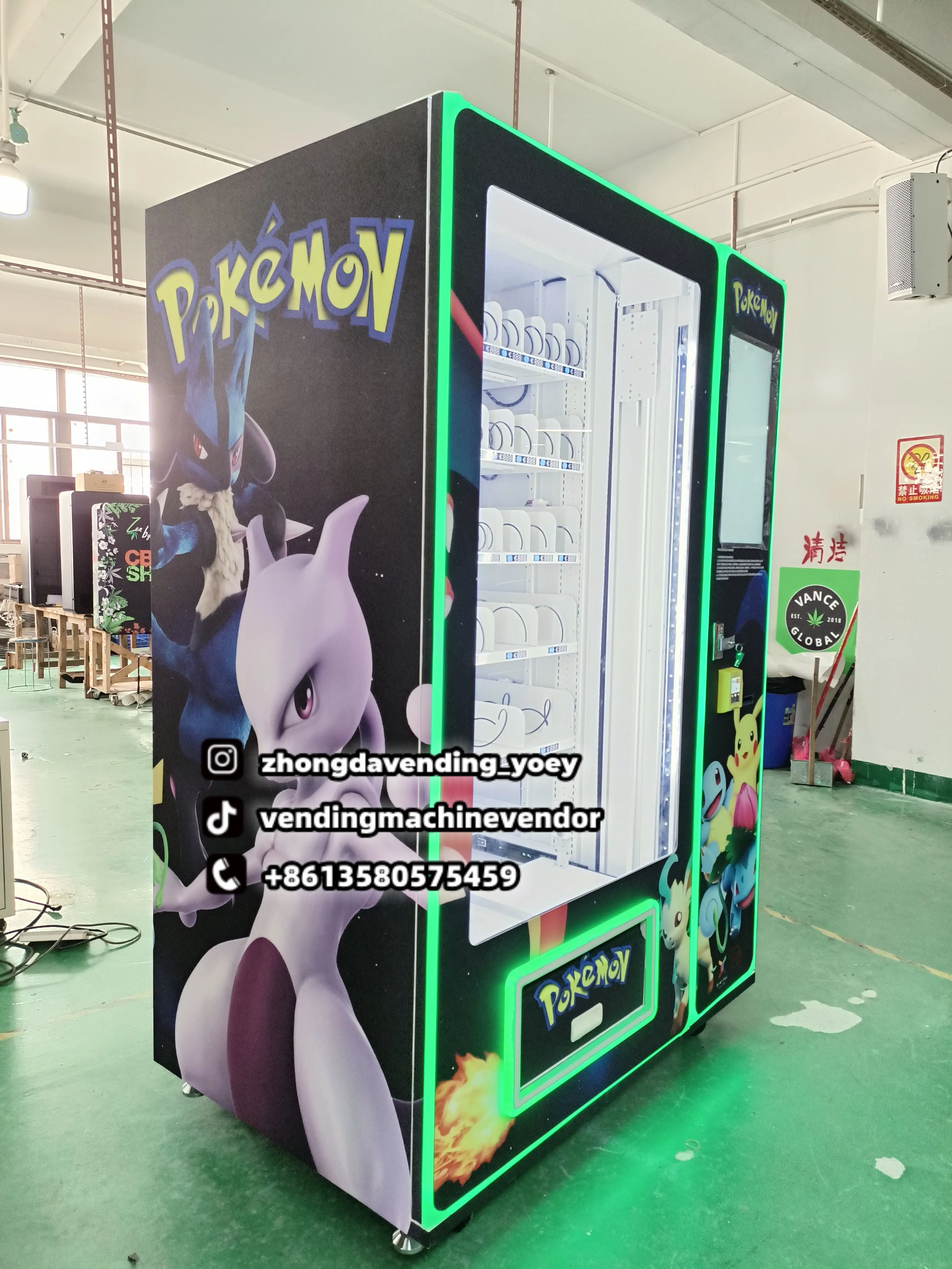 Custom Design LED Screen Game Card Vending Machine Trading Card Vending  Machine Sport Card Vending Machine with Elevator