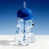 Little bear cup-baseball cap design-blue and white