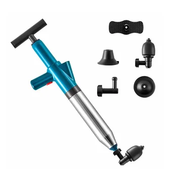 Air Toilet Unclogger Sink Sewer Pipe Dredge Toilet Drain Snack Clog Remover Air Drain Blaster Kit Toilet Plunger