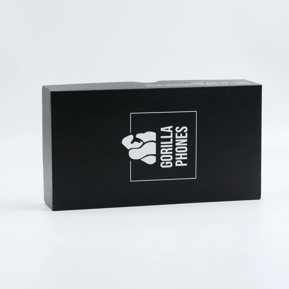Custom UV Logo Blank Generic Cellphone Mobile Phone Packaging Rigid Paper Two Piece Cardboard Shipping Boxes for Used I Phone 13