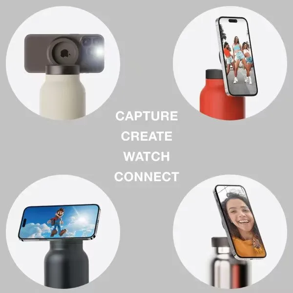 New Magnetic Stainless Steel Insulated Cup Outdoor Portable Sports Handheld Pot Business Sports Car Cup Customized Logo preview 6