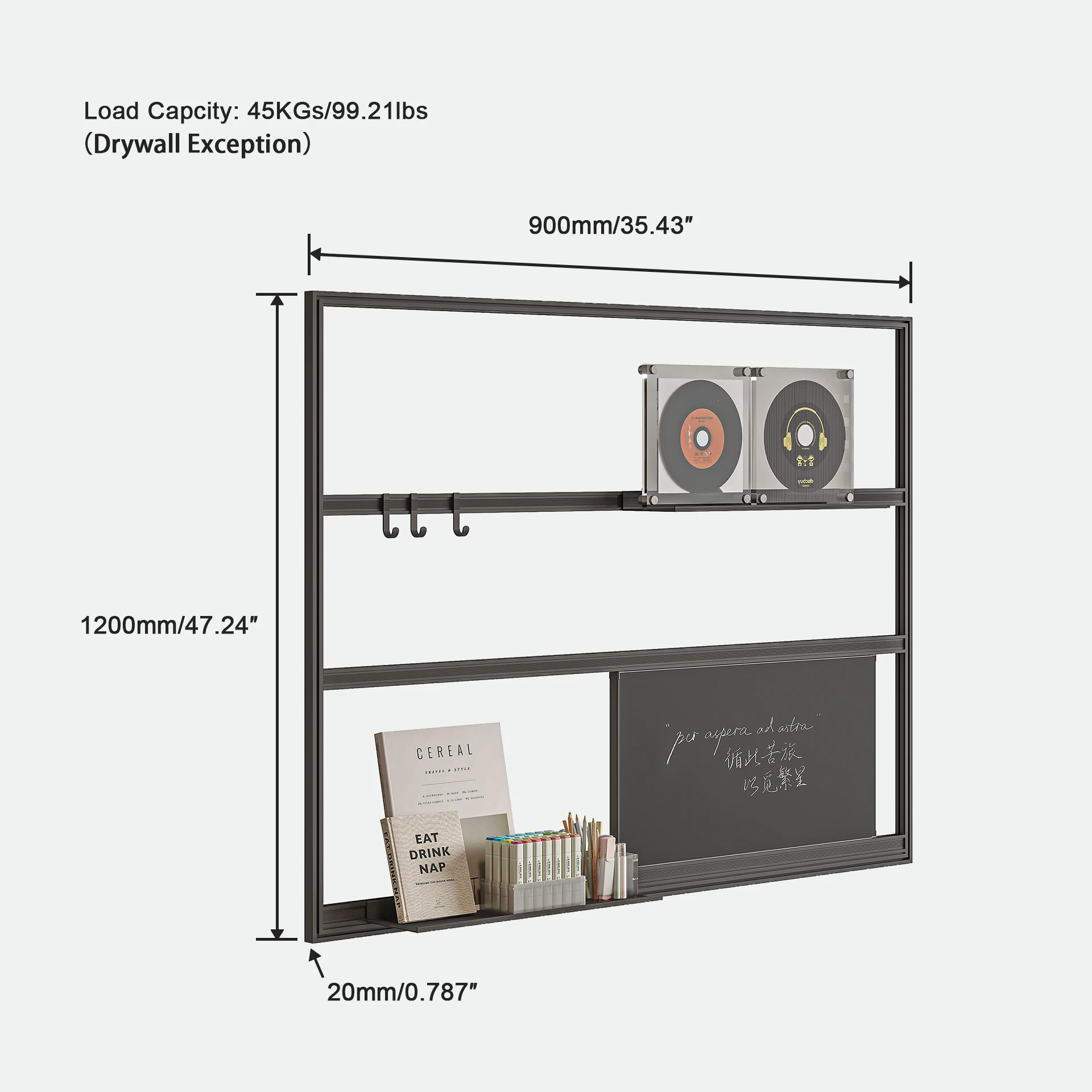 New Product  Aluminum Alloy Multi-Tier Wall-Mounted Storage Rack-Durable Large Capacity for Kitchen Workshop & Living Room factory