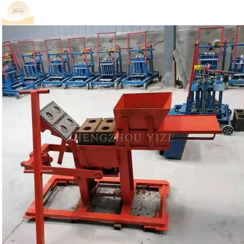Mini Interlocking Clay Brick Making Machine Manual Brick Press for Sale
