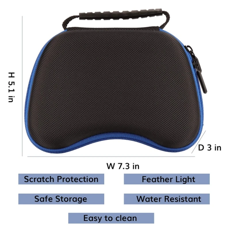 GHKJOK Ps5 Controller Case Game Controller Protective Bag for PS5 PS4 Game Accessories