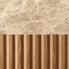 Natural Oak/ Gold Emperador Marble