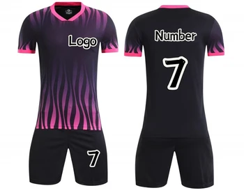 High Quality Blank Soccer Jersey Custom Logo Soccer Wear Sublimation Men's Football Uniform Kit