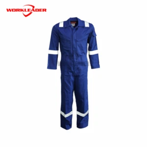Wholesale  Fire Retardant Coveralls Men Royal Blue Coverall Working Uniform Safety FRC Overalls