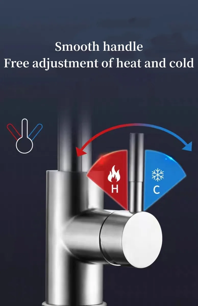 Factory Wholesale Cheap Kitchen Pull Out Faucet Stainless Steel Three ...