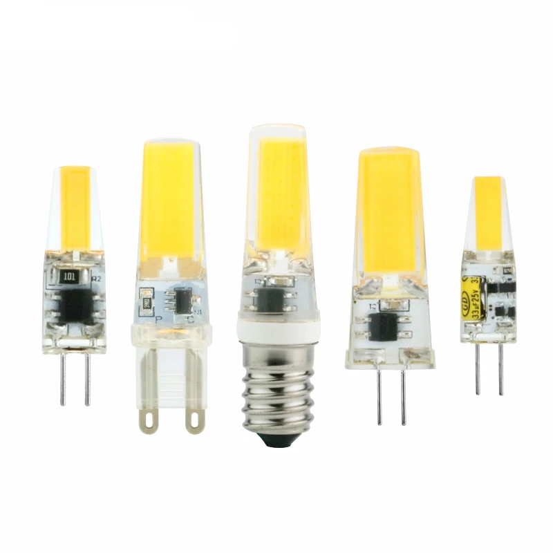 Dimmable Led Lamp G4 G9 Ac Dc 12v 220v 1w 2w 3w Cob Led Bulb Mini 360 Beam Angle Replace Halogen Lights - Buy Led G4 6w,Led G9 6w,Led E14