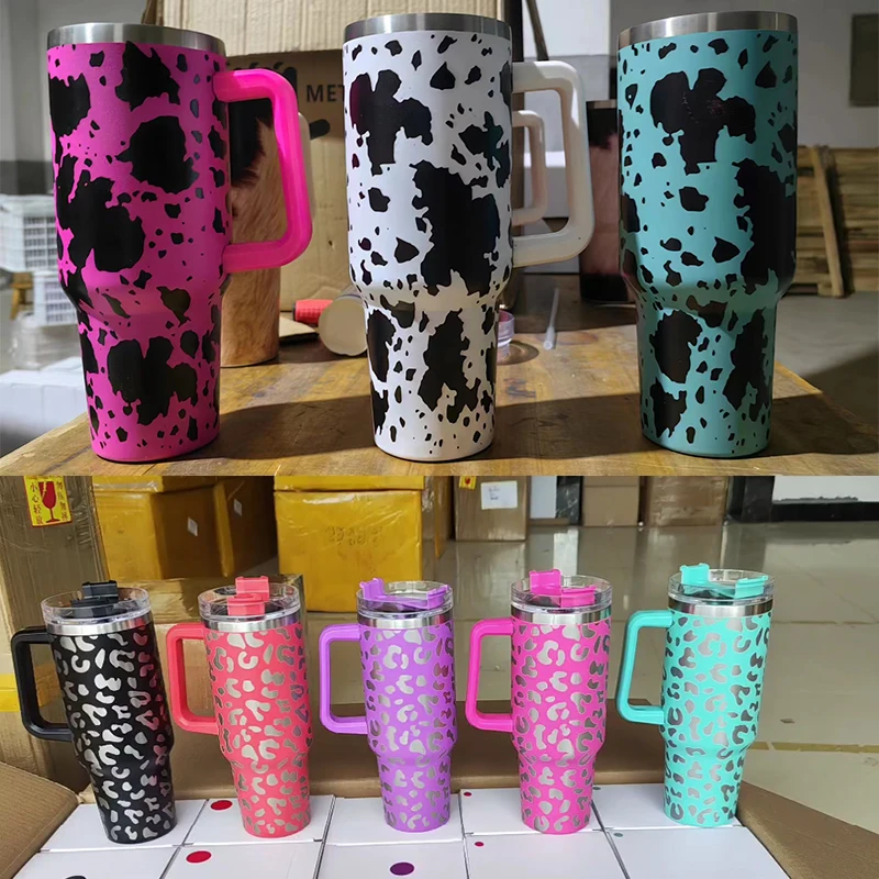 40 oz Tumbler Cow Print – Texas Wholesale Blanks