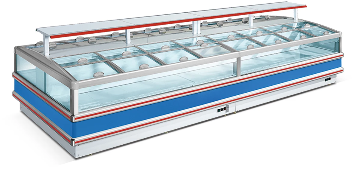 Commercial Buffet Built in Seafood Ice Display Table