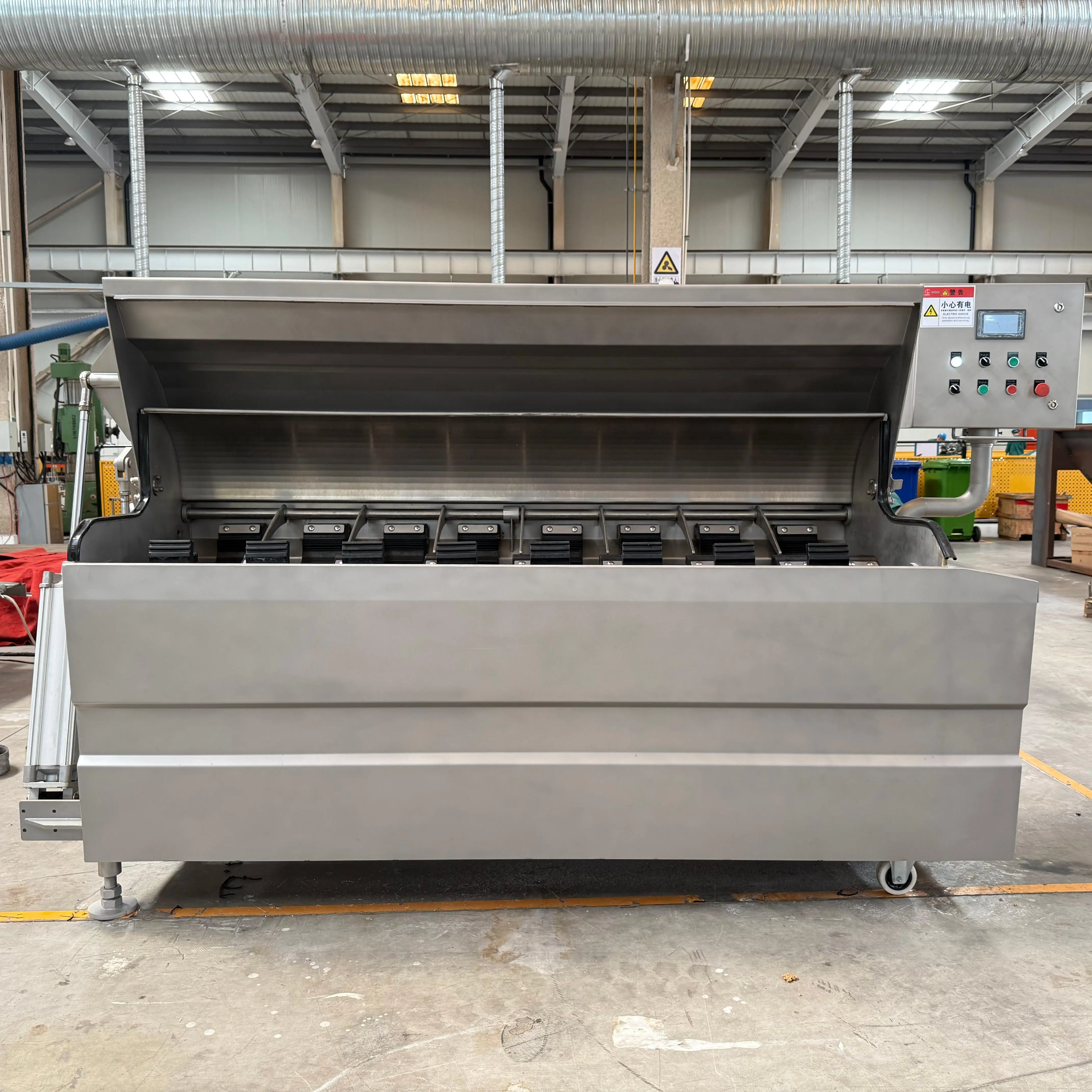 Stainless Steel 304 Combined Pig Scalder and Dehairer Machine High Efficiency Hog Hair Removal Equipment for Meat Plant
