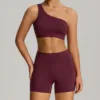 Reggiseno + pantaloncini bordeaux