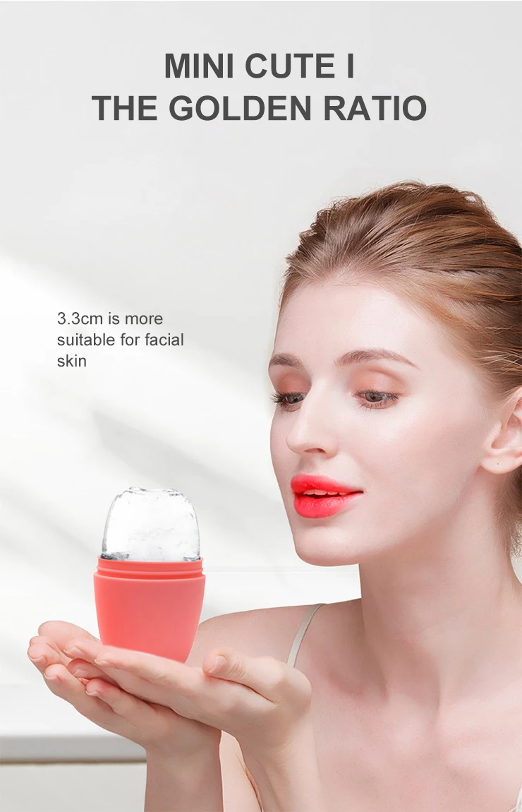 Glow Cube Mold Ice Roller Face Massager Ice Face Contour Mini Face Ice