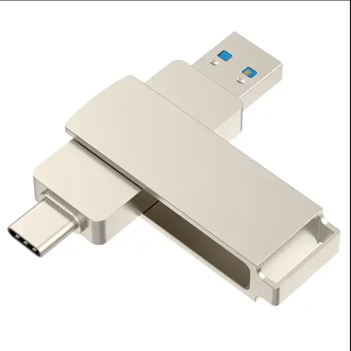 The Metal Type C Swivel Usb Flash Drive 4gb 8gb 16gb Metal Usb Stick 32gb 64gb Pendrive USBC 2.0 Pen Drive U Disk