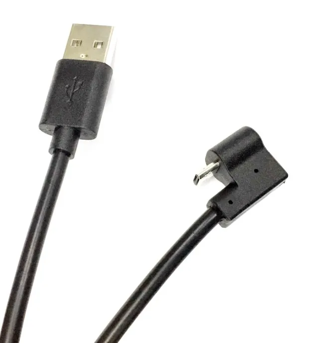 Data and Charger Cable  of 180 Degree U Shape Angled USB Make to Micro USB Cable